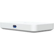Ubiquiti UniFi UCG-Fiber-EU Desktop 10G Cloud Gateway with integrated PoE switch, Includes full UniFi application suite for device management, 5 Gbps routing with IDS/IPS, 10G SFP+ and (1) 10 GbE RJ45 WAN port, 10G SFP+ LAN port