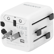 CANYON Travel Adapter OnTour One EU/UK/US/AUS   White
