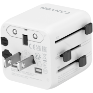 CANYON Travel Adapter OnTour One EU/UK/US/AUS   White