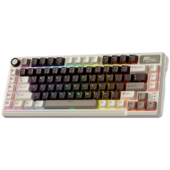 ROYAL KLUDGE RK L75 Mocha Grey Gaming Keyboard Cream switch