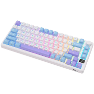 ROYAL KLUDGE RK-M75 Taro Milk Gaming Keyboard K Silver switch