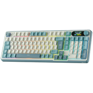 ROYAL KLUDGE RK-S98 Light Cloud Gaming Keyboard Chartreuse switch