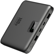 CANYON power bank PB-2008 LED FLAT 20000 mAh PD100W QC3.0 Dark Grey