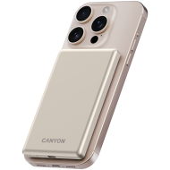 CANYON power bank OnPower 505 slim Magnetic 5000 mAh PD20W Beige