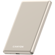CANYON power bank OnPower 505 slim Magnetic 5000 mAh PD20W Beige