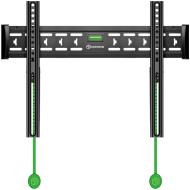 ONKRON Fixed TV Wall Mount for 43 to 85-inch Flat Panel TVs Digital Panels 68,2 kg, Black