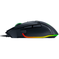 Razer Basilisk V3, 2nd-gen Razer Optical Mouse Switch rated for 70 million clicks, Optical Sensor - 26,000 DPI, 4-way Razer HyperScroll tilt wheel, Electronically actuated notched and free-spinning modes, Razer Speedflex Cable, Razer Chroma RGB