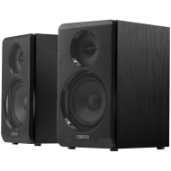 Edifier R33BT 2.0 Bookshelf Speakers, BT V5.0, AUX, 0.5-inch Tweeters, 3.5-inch Drivers, 10W (RMS), Control Buttons, Black