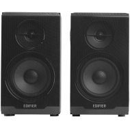 Edifier R33BT 2.0 Bookshelf Speakers, BT V5.0, AUX, 0.5-inch Tweeters, 3.5-inch Drivers, 10W (RMS), Control Buttons, Black