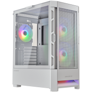 COUGAR AIRFACE RGB PC Case, Mid Tower, White