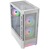COUGAR AIRFACE RGB PC Case, Mid Tower, White