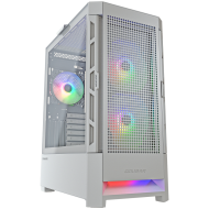 COUGAR AIRFACE RGB PC Case, Mid Tower, White