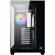 Aqua V Air (Black, ATX, U3x2+Type C, 2PCS TG, 6PCS Z22A Reverse & 1PC Z22A & ARGB Remote Control Kit)