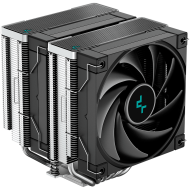 DeepCool AK620, CPU Air Cooler, 2x120mm PWM Fan, TDP 260W, 6 Heatpipes, LGA2066/2011-v3/2011/1700/1200/115x, AMD AM5/AM4, 129x138x160 mm(LxWxH), 3Y, R-AK620-BKNNMT-G