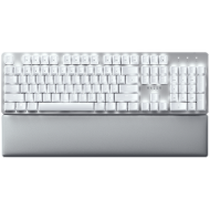 Razer Pro Type Ultra - US Layout, Wireless Mechanical Keyboard for Productivity, Razer Yellow Mechanical Switch, Bluetooth and Razer HyperSpeed (2.4GHz), Backlit keys (white LED), USB-C, Plush leatherette wrist rest, Soft-touch coating