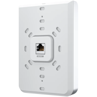 UniFi6 In-Wall. Wall-mounted WiFi 6 access point with a built-in PoE switch.