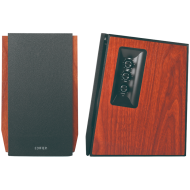 Edifier R1700BTs .0 Bookshelf Speakers, BT V5.1, RCA, 0.75-inch Tweeters, 4-inch Drivers, Sub-Out, 66W (RMS), Control Knobs and Remote Control, Brown