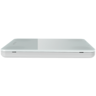 AENO Kitchen Scale KS1S Smart, Max load - 8 kg, Bluetooth, 10,000+ products & meals, 25 indicators analysis, Coffee mode, 6 unit conversion: kg, g, lb, fl, oz, ml, Material - glass