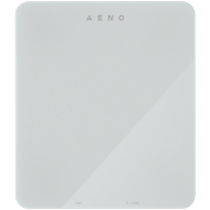 AENO Kitchen Scale KS1S Smart, Max load - 8 kg, Bluetooth, 10,000+ products & meals, 25 indicators analysis, Coffee mode, 6 unit conversion: kg, g, lb, fl, oz, ml, Material - glass