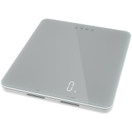 AENO Kitchen Scale KS1S Smart, Max load - 8 kg, Bluetooth, 10,000+ products & meals, 25 indicators analysis, Coffee mode, 6 unit conversion: kg, g, lb, fl, oz, ml, Material - glass