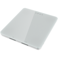 AENO Kitchen Scale KS1S Smart, Max load - 8 kg, Bluetooth, 10,000+ products & meals, 25 indicators analysis, Coffee mode, 6 unit conversion: kg, g, lb, fl, oz, ml, Material - glass