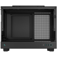 DeepCool CH160, Mini Tower, Mini-ITX, 2xUSB3.0, 1xType-C Gen 2, 1xAudio, Mesh Panel, Black, R-CH160-BKNGI0-G-1