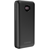 CANYON power bank PB-2002 LED 20000 mAh PD 20W QC 3.0 Black