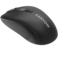 CANYON MW-7, 2.4Ghz wireless mouse, 6 buttons, DPI 800/1200/1600, with 1 AA battery ,size 110*60*37mm,58g,black