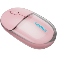 CANYON mouse OnClick 24 BT/ Wireless Transparent/Pink