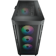 COUGAR DUOFACE PRO RGB PC Case, Mid Tower, Black