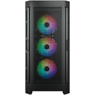 COUGAR DUOFACE PRO RGB PC Case, Mid Tower, Black