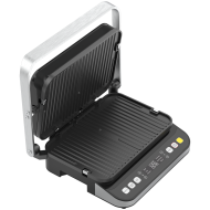 AENO ''Electric Grill EG5: 2000W, 2 heating modes - Lower Grill, Both Grills, 6 preset programs, Defrost, Max opening angle -180°, Temperature regulation, Timer, Removable double-sided plates, Plate size 320*220mm''