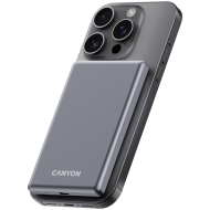 CANYON power bank OnPower 505 slim Magnetic 5000 mAh PD20W Dark Grey