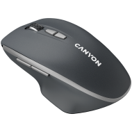 CANYON MW-21, 2.4 GHz Wireless mouse,with 7 buttons, DPI 800/1200/1600, Battery:AAA*2pcs,Dark gray72*117*41mm 0.075kg