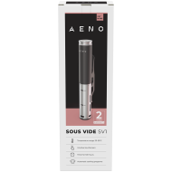 AENO Sous Vide SV1: 1200W, 4 Automatic programs, Temperature adjustment, Timer,  Touch screen, LCD-display, IPX7 Water Proof