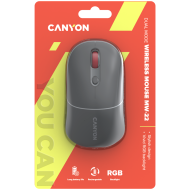 CANYON mouse MW-22 2in1 BT/ Wireless Dark Grey