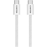 CANYON cable OnWire 60MG C-C 60W Magnet Braided 1m White