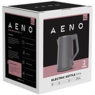 AENO Electric Kettle EK4: 1850-2200W, 1.5L, Strix, Double-walls, Non-heating body, Auto Power Off, Dry tank Protection