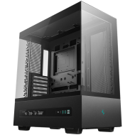 DeepCool CH690 DIGITAL, Mid Tower, Mini-ITX/Micro-ATX/ATX, 2xUSB3.0, 1xType-C, 1xAudio, Tempered Glass, Mesh Panels, Digital Display, GPU Support Arm, Black, 2Y, R-CH690-BKNNA0D-G-1