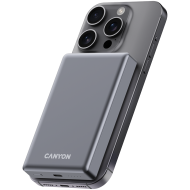 CANYON power bank OnPower 510 slim Magnetic 10000 mAh PD20W Dark Grey
