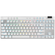 LOGITECH G PRO X TKL LIGHTSPEED Mechanical Gaming Keyboard - WHITE - US INT'L - TACTILE