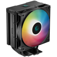 DeepCool AG400 DIGITAL ARGB, CPU Air Cooler, 1x120mm FK120 PWM FDB Fan, Addressable RGB LED, TDP 240W, 4 Heatpipes, Hydro Bearing, LGA1700/1200/1151/1150/1155, AMD AM5/AM4, 3Y, R-AG400-BKADMN-G-1