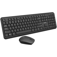 CANYON SET-W20, Wireless combo set,Wireless keyboard with Silent switches,105 keys,BG layout,optical 3D Wireless mice 100DPI black