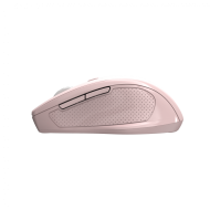 Canyon 6 buttons wireless 2.4Ghz mouse, MX8650A Sensor, DPI up to 1600,Injection case, 3 M life times left and right switches, 2xAAA battery, ABS material. Size: 105x71x40mm, Weight: 59g, Pink