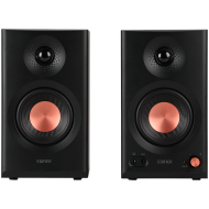 Edifier MR3 Active Studio Monitors, BT V5.4, RCA, AUX, 1-inch Tweeters, 3.5-inch Drivers, 36W (RMS), Tone Control Dials, Black