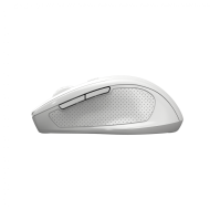 Canyon 6 buttons wireless 2.4Ghz mouse, MX8650A Sensor, DPI up to 1600,Injection case, 3 M life times left and right switches, 2xAAA battery, ABS material, Size: 105x71x40mm, Weight: 59g, white