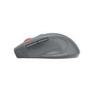 Canyon 6 buttons wireless 2.4Ghz mouse, MX8650A Sensor, DPI up to 1600,Injection case, 3 M life times left and right switches, 2xAAA battery, ABS material. Size: 105x71x40mm, Weight: 59g, Dark grey