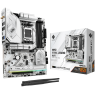 ASROCK MB Desktop B850 STEEL LEGEND WIFI, AM5, 4x DDR5, 1x PCIe 5.0 x16, 1x Blazing M.2(PCIe Gen5x4), 3x Hyper M.2, 4x SATA3, RAID 0, 1, 10, 7.1 CH HD Audio, 1x HDMI, 9x USB 3.2, 8x USB 2.0, 3x USB-C, 2.5G LAN, 2x Wi-Fi 7, 1x HDMI, 1x SPDIF, ATX