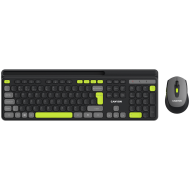 CANYON HSET-W5 EN Keyboard+Mouse AAA+AA Wireless Black