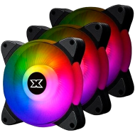 Xigmatek Galaxy III Essential EN45433, 3x BX120 Fans, ARGB MB SYBC Control Box & Remote Controller, Color Box